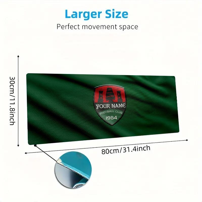 Cork City F Custom Name Large Size Mouse Pad Large Gaming Table Cushion Non-slip Laptop Tablet Big Mousepad XXL Mat Mini PC Playmat With Lock edge