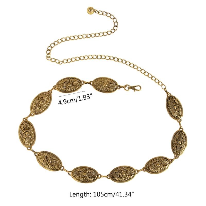 Western Cowgirl Chain Dress Chain Belt Women Waist Chain Belly Chain For Dress