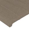 Maison Exclusive - Tête de lit Taupe 160x5x118/128 cm Tissu