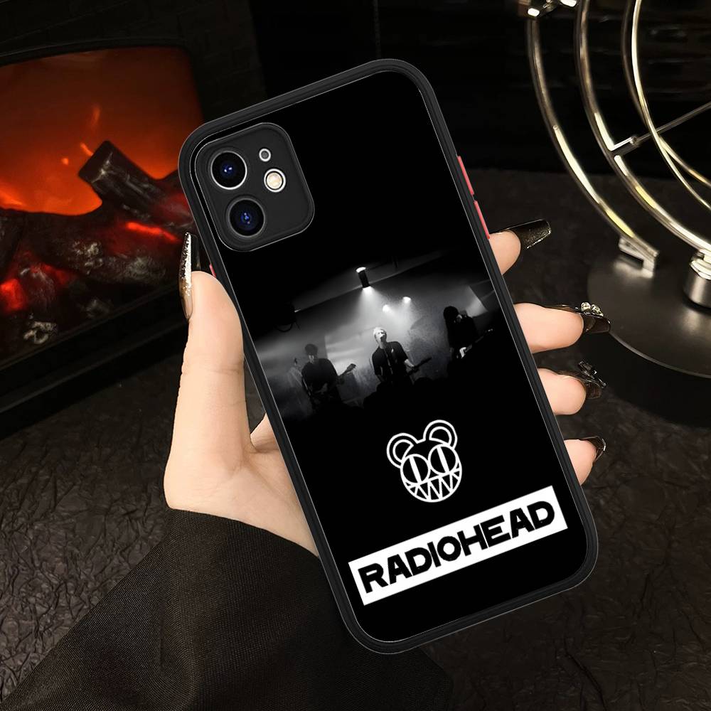 R-Radiohead Rock Band Phone Case For IPhone 15 14 13 12 11 Pro Max X XS MAX Plus Matte Soft Back Cover