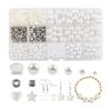 Jewelry Making Set for Bracelets Earrings Necklaces Jewelry Making 1020Pcs Artificial Pearls Beads with Jewelry Findings