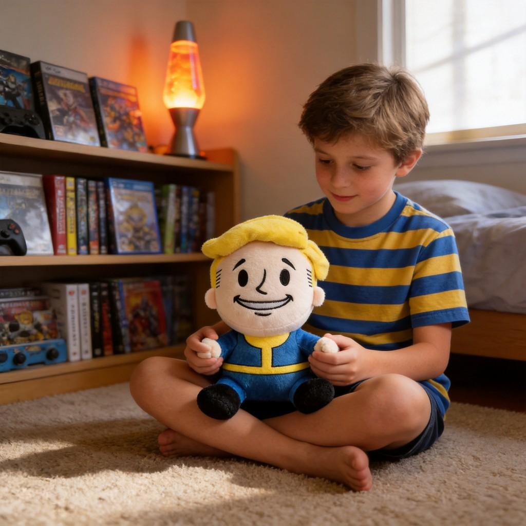 Fallout Vault Radiated Boy Plush Toy Game Collectible For Fans