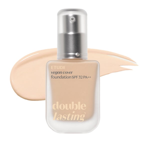 Etude House Тональная основа Double Lasting Vegan Cover SPF32 PA++ 30г (4 варианта цвета) 19N1 Light Beige