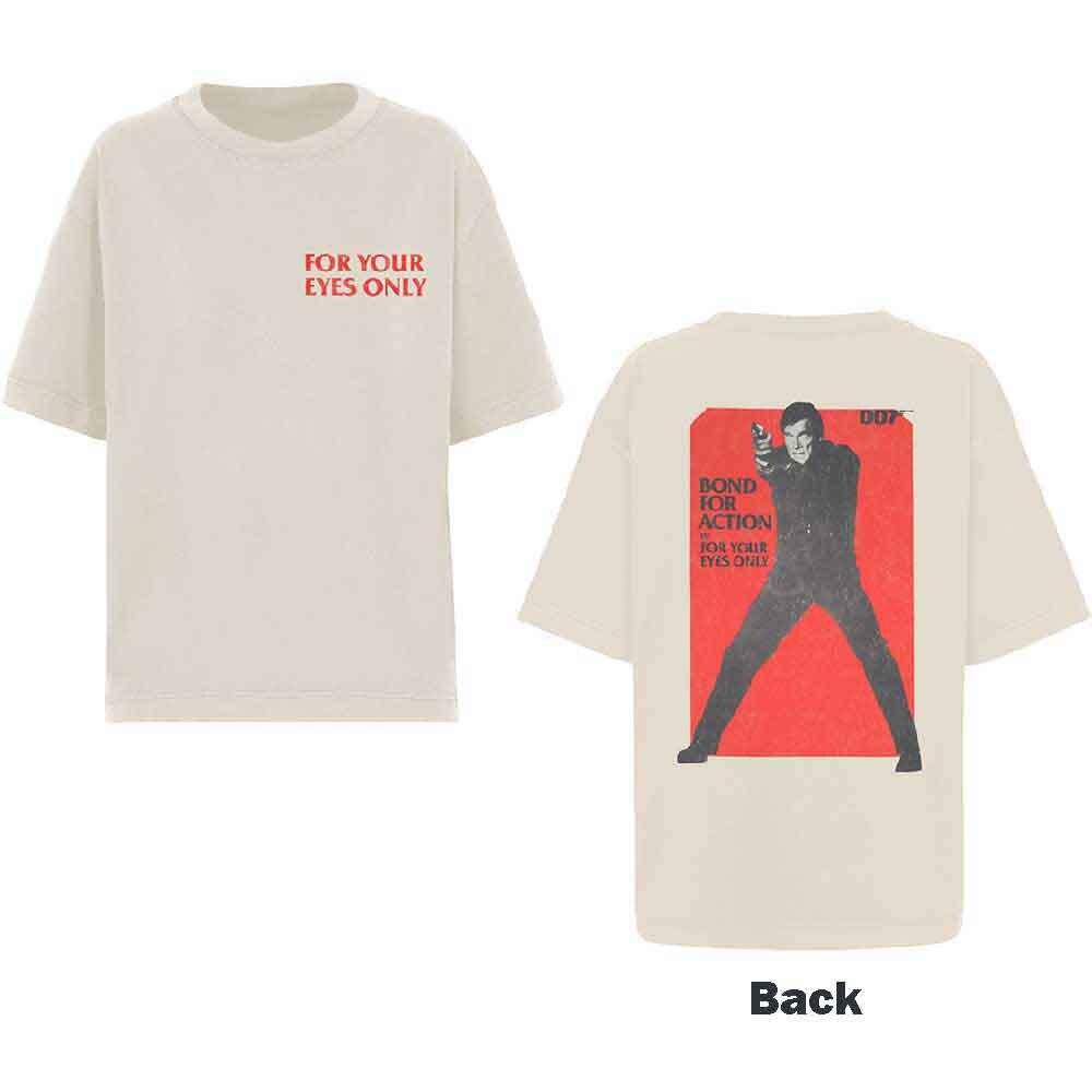 James Bond 007 For Your Eyes Only Bond For Action T-Shirt Neutral New Unisex T-Shirt L