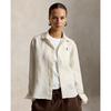 Women S Wide Crop Gingham Linen Shirt wmpoShtndo21167999
