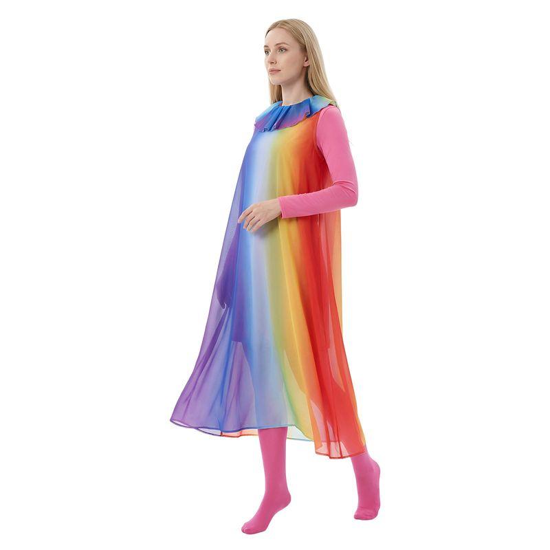 Cross-Border Foreign Trade Time-Travel Cosplay Costume Alco Rainbow Space Suit Cosplay Two-Dimensional Stage Performance Costume