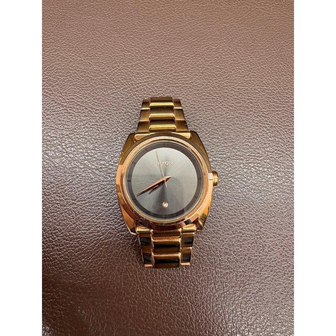 Used [NIXON] Nixon Diamond THE QUEENPIN Rose Gold