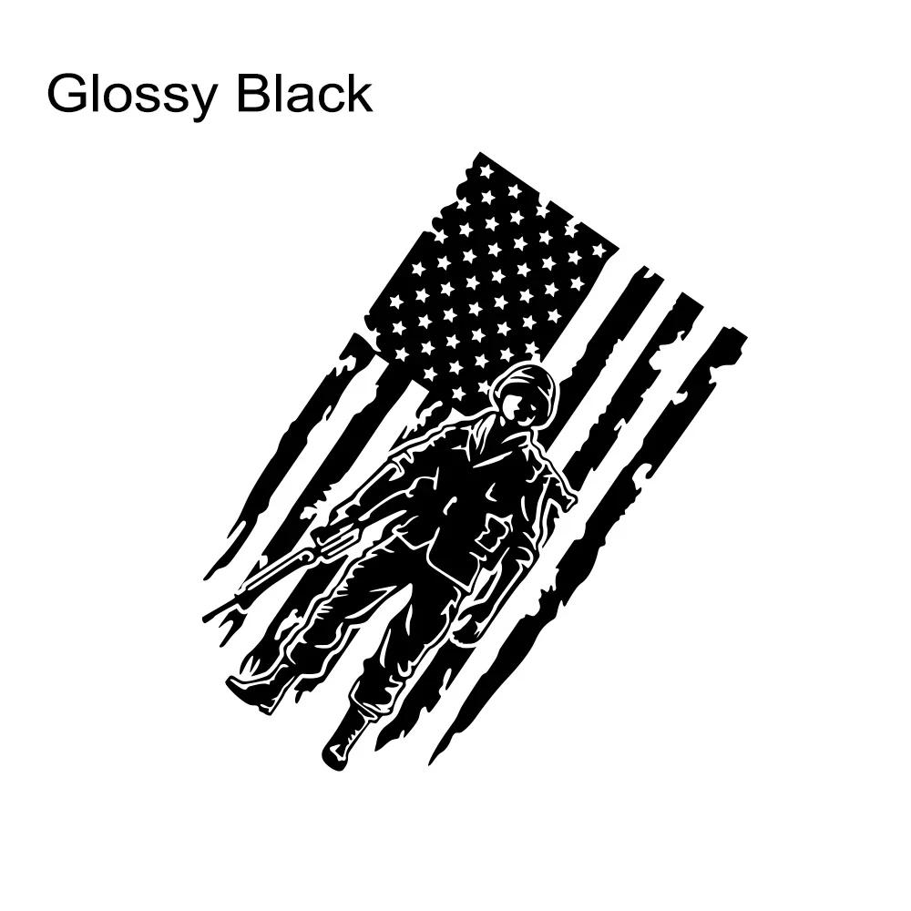 

Car Sticker American Veteran Retired Military Totem Flag Styling Truck Vinyl Cover Pickup Trunk Tailgate Tail Tuning Decor Decal