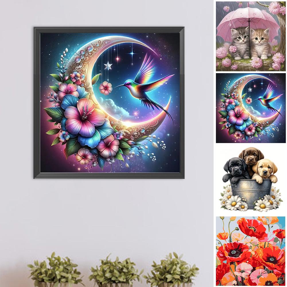 

Paint By Numbers Kit On Canvas DIY Oil Art Animal Picture Home Decor40x40cm A460