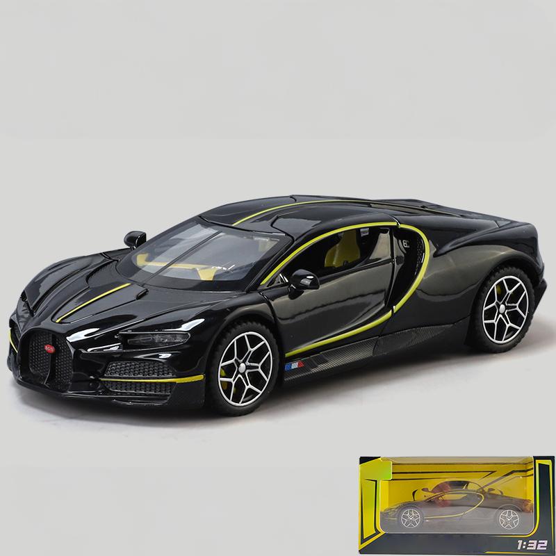 1/32 Scale Bugatti Tourbillon V16 Supercar Alloy Metal Diecast Model Car Children's Toys Mini GT Collection Hobbies Birthday Gifts Boy