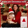 Pet Christmas Cape And Hat Festival Set Dog Transformation Costume Christmas Outfit For Small Dogs