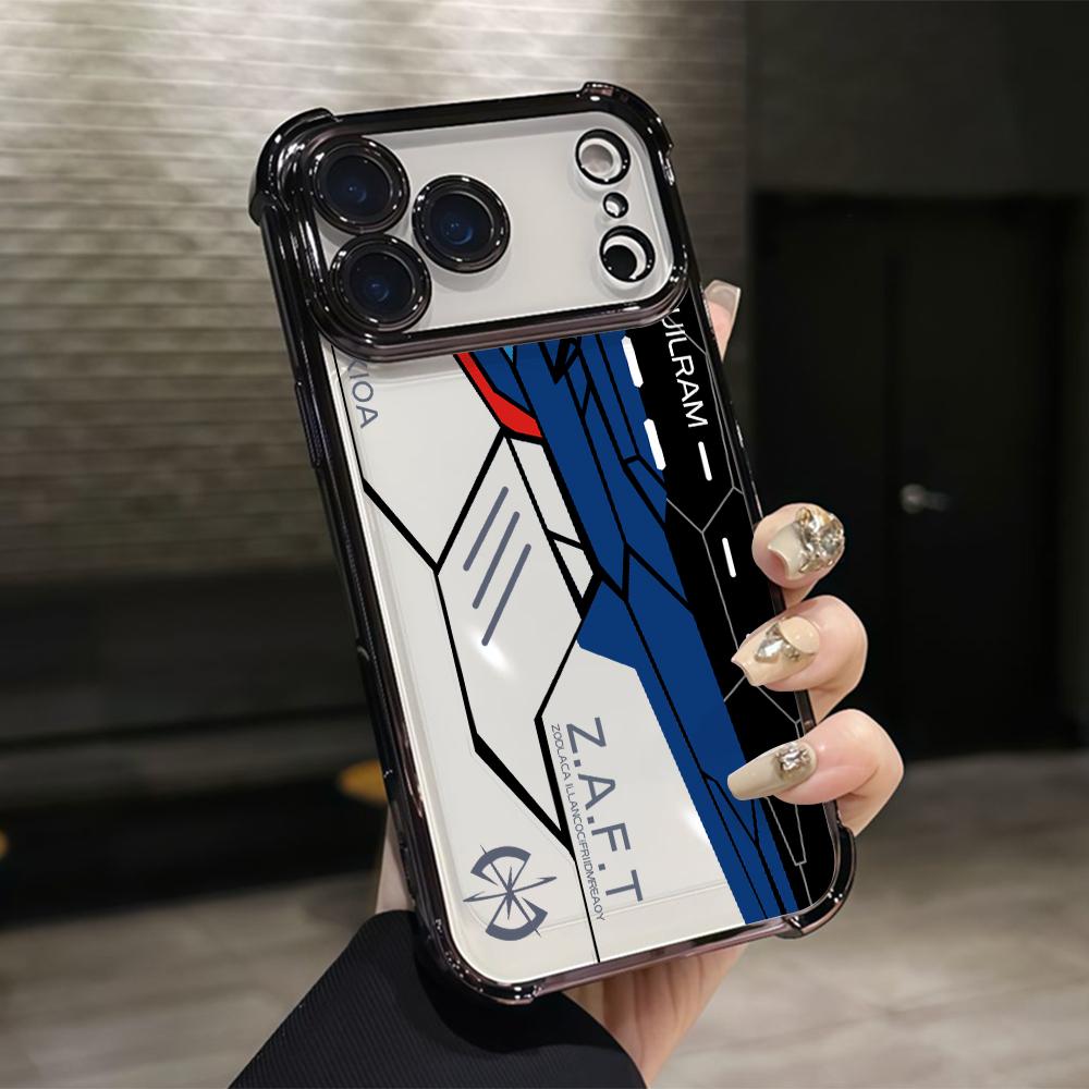 

Fashion Machine G-Gundams Phone Case for iPhone 17 Air 16 15 14 Plus 13 12 11 Pro Max X Xs XR 8 e Anti-drop Transparent Cover iPhone Air