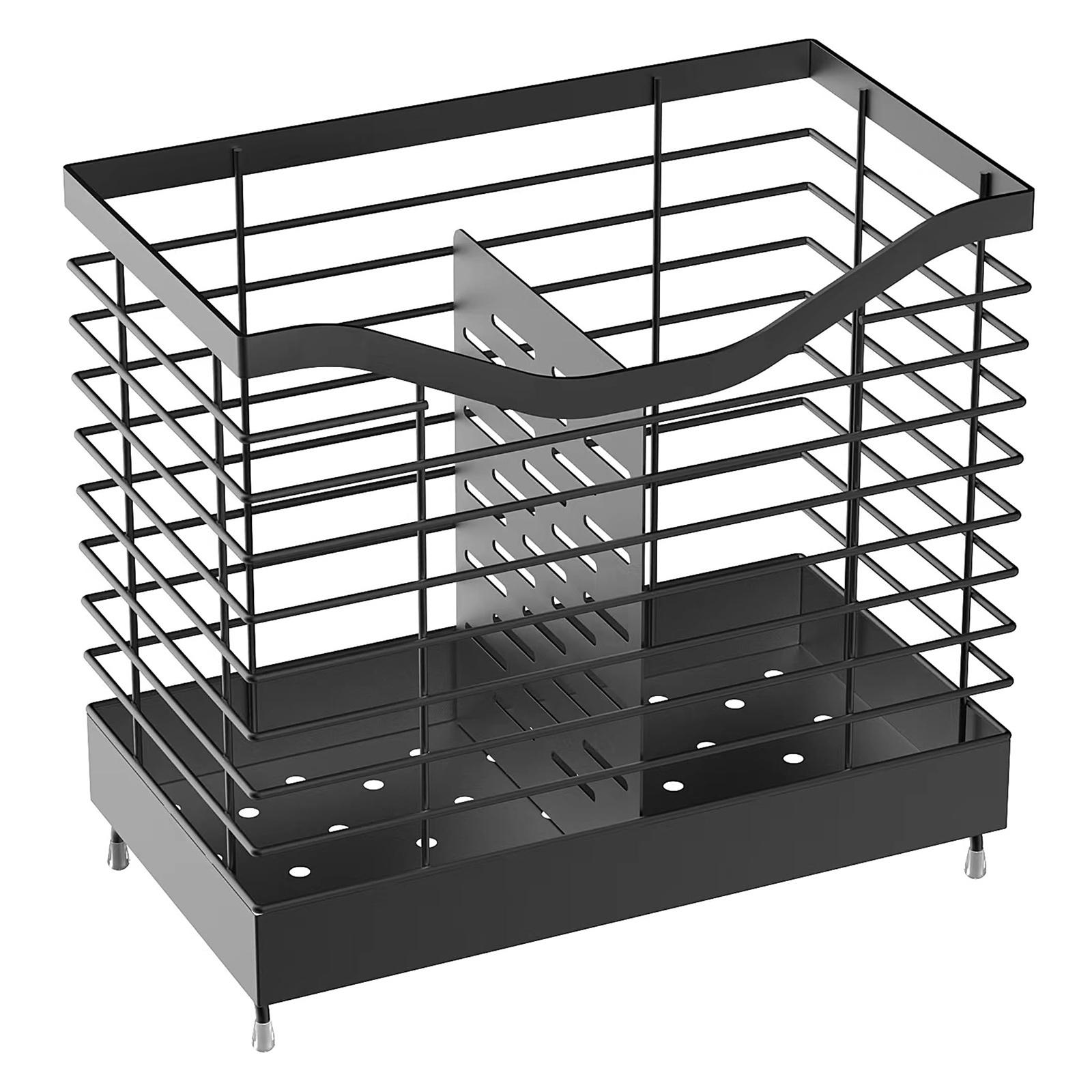 

Kitchen Storage Rack Stainless Steel Leakproof Design Multi-Function Organizer For Kitchen Utensils And Condiments