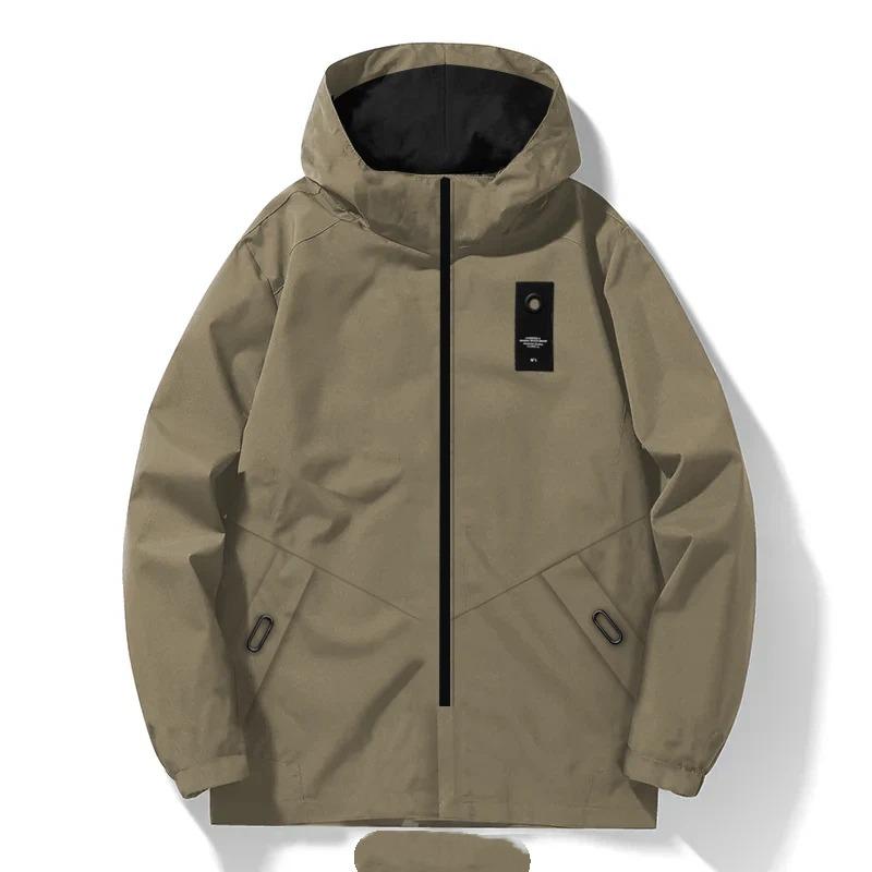 Winter Solid Color Thickened Cotton Coat Sports Casual Jacket Youth Fashion Versatile Mid-length  Coat