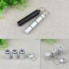 Mini Portable Aluminum Waterproof Pill Box Shell Sealed 3-hour Grid One Day Organizer Tablet Travel Medical Vitamin Fish Oil.
