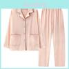 Spring Autumn Womens Pajama Set With Long Sleeve Cardigan For Home Comfort