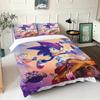 3D Luxurious Teens The Movie Hedgehogs Boy Bedding Set Anime Digital Cartoon Sonic Duvet Cover Comforter Bed Youth Kids Gift