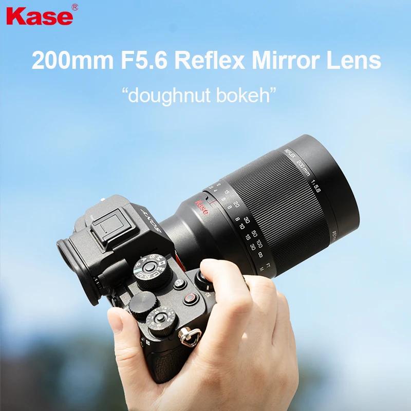 

Kase 200mm F5.6 Telephoto Reflex Mirror Lens Full Frame Manual Focus for Canon Nikon Sony Fujifilm Hasselblad Sony E-mount（FE）