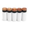 5PCS Pool Cue Tips Hard Plastic Cue Stick Ferrules Billiard Cue Head 12MM / 13MM Outer Diameter