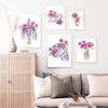 Bone Anatomy Flower Skull Hand Foot Wall Art Canvas Painting Nordic Poster And Prints Wall Pictures For Doctor Room Clinic Decor