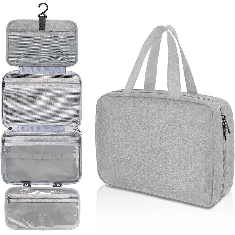 Large Hanging Hook Toiletry Bag Travel Folding Waterproof Handbag Makeup Cosmetic Razor Storage Organizer Case Bathroom Supplies