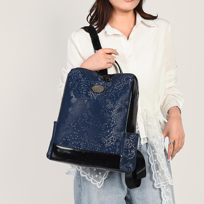 Zaino PU da donna Borsa da viaggio a grande capacità Zaino da pendolare