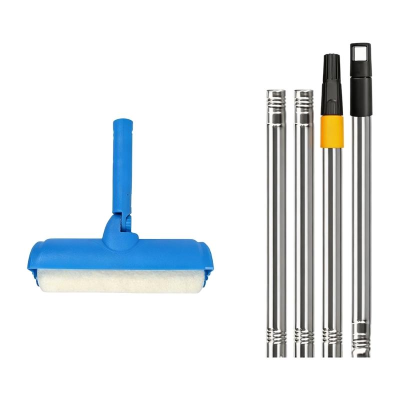 Ceiling Paint Roller No Drip Set 10Inch Ceiling Paint Tool for Painting Ceilings Walls Door Simple To Clean And Maintain