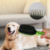 Comfortable Handle Double-sided Combs for Dogs Hair Knot Opening Stainless Steel Cleaning Massage Tools Dog Brush Pet Supplies