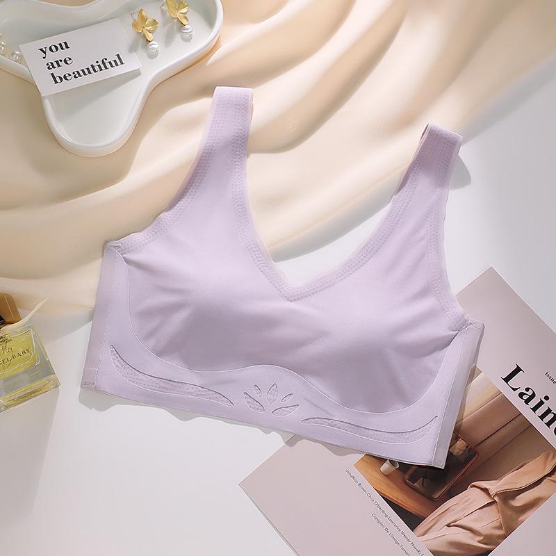 

Seamless Breathable Rabbit Ear Cup Bra with Side Support L (For 50-60 kg)