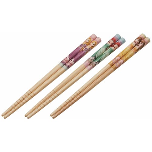 Skater Bamboo Chopsticks Chopsticks 16.5cm 3 Set Princess 18 Disney ANT2T-A