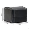 Single Grid PU Leather Watch Case Display Holder Organizer Jewelry Box, 9x10x8cm