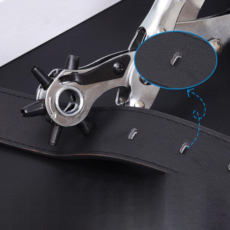 Dziurkacz do paska Multi Hole Sizes Maker Tool Skórzany dziurkacz