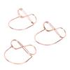 15PCS Table Number Holders Glasses Shape Multifunctional Slick Finish Iron Wire Picture Holder