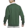 Nike Club Fleece Bushed Back Long Sleeve Polo Shirt 'Green' Men's DX0538-323