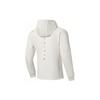 Li-Ning Fitness Series Letter Print Three-Dimensional Cut Hooded Long Sleeve Jacket Men Jackets White AWDS093-6