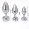 Aluminum Alloy Anal Dilator Set - Large, Medium, Small Sizes for Couples & SM Play