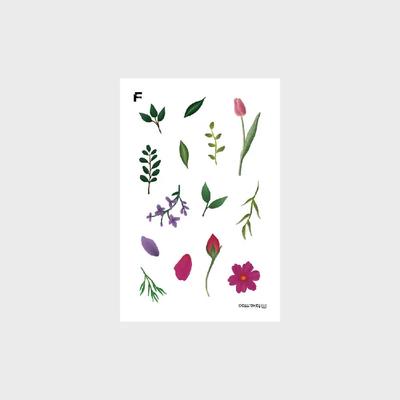 Tatuaje Adhesivo Jardín de Flores
