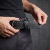 Slimming Waist Cincher Belt 110cm Punk Star Rivet for Women, Faux Leather Studded Fashion Casual Decoration with Metal Buckle, Edgy Music Festival