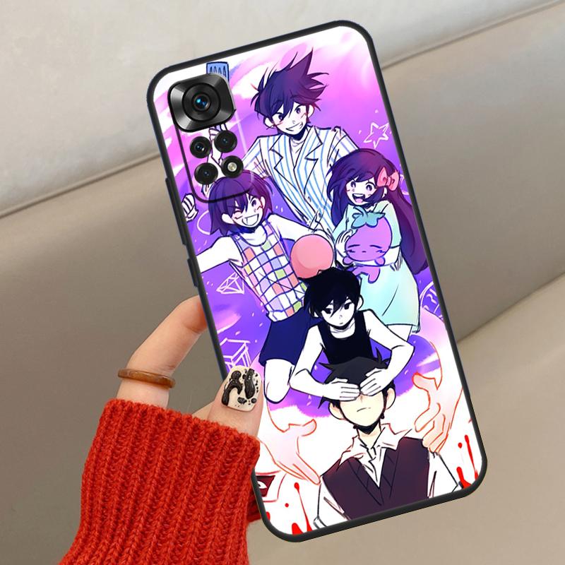 Omori Game Case For Xiaomi Redmi Note 10 Pro 8 9 12 11 Pro 8T 9S 10S 11S Redmi 9 10 10C 9A 9C Cover
