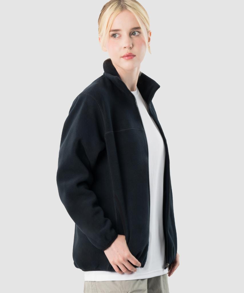 Armedes Unisex Fleece Straight Zip-Up Jacket Ar-609 (3 Colors)