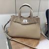 Bolsa Tote Casual Modificada de Couro Bovino de Primeira Camada (S12-52764)