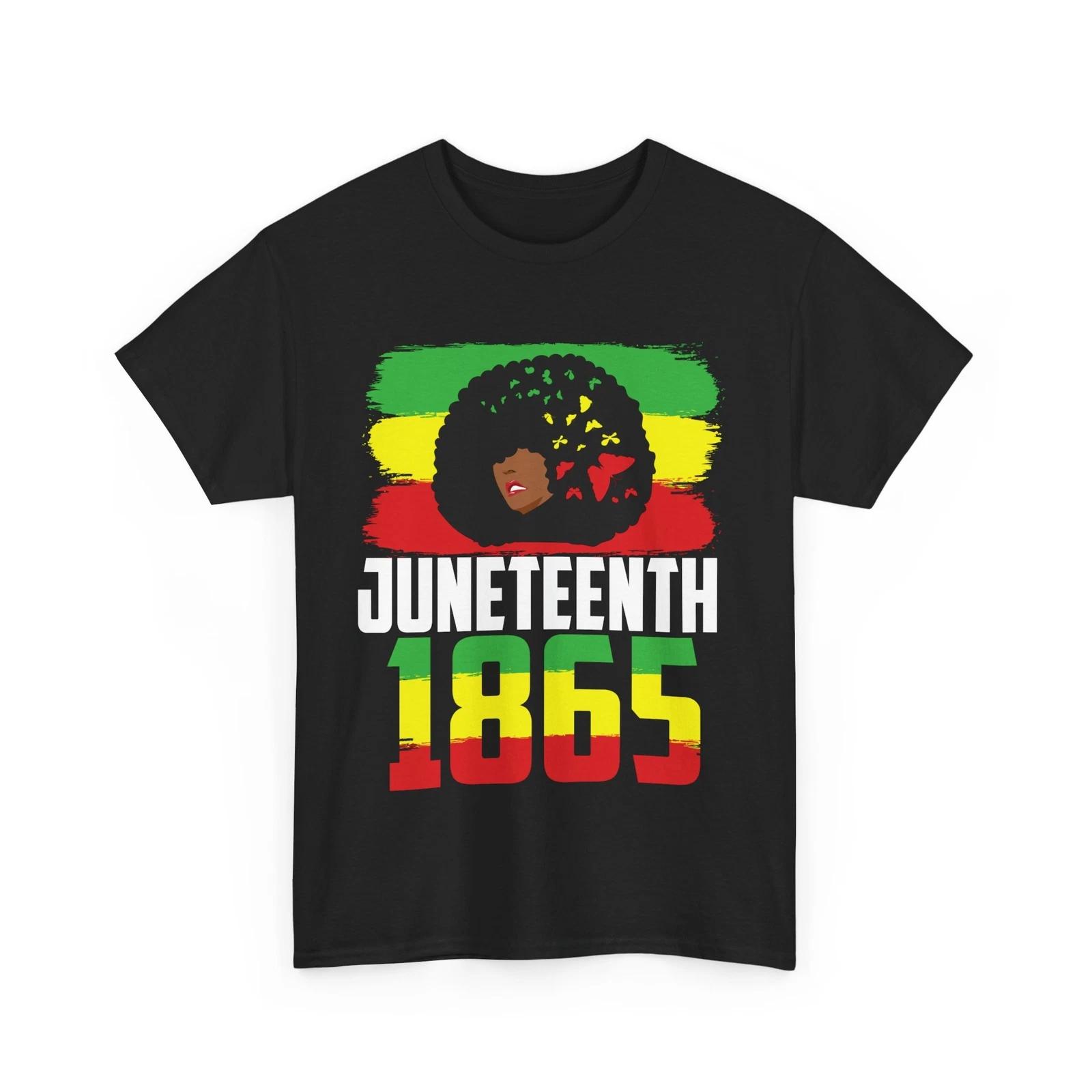 Juneteenth Shirt, Black Melanin Afro Natural Hair Woman Tee, African Color Tee XL