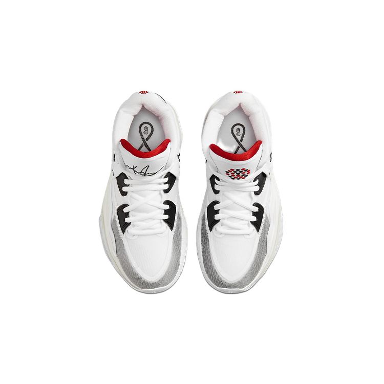 Nike Kyrie Infinity GS Man Machine Kids Sneakers White University-Red Photon-Dust DD0334-101