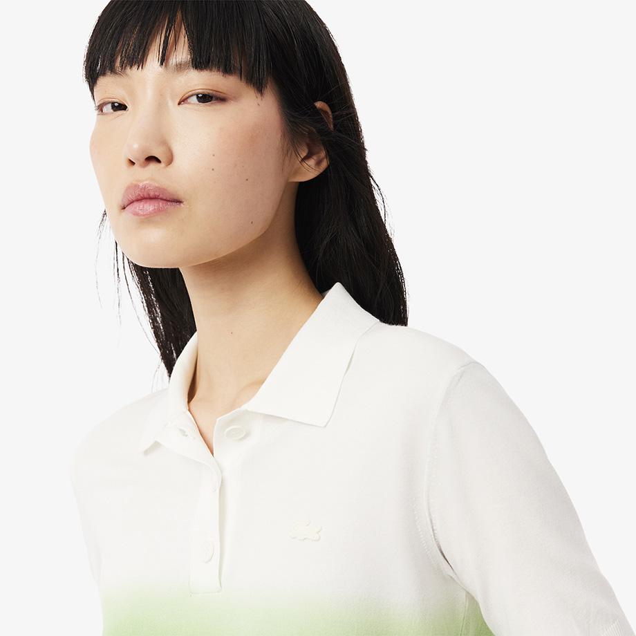 Lacoste Women's Gradient Polo Sweater AF9279-55GQBI