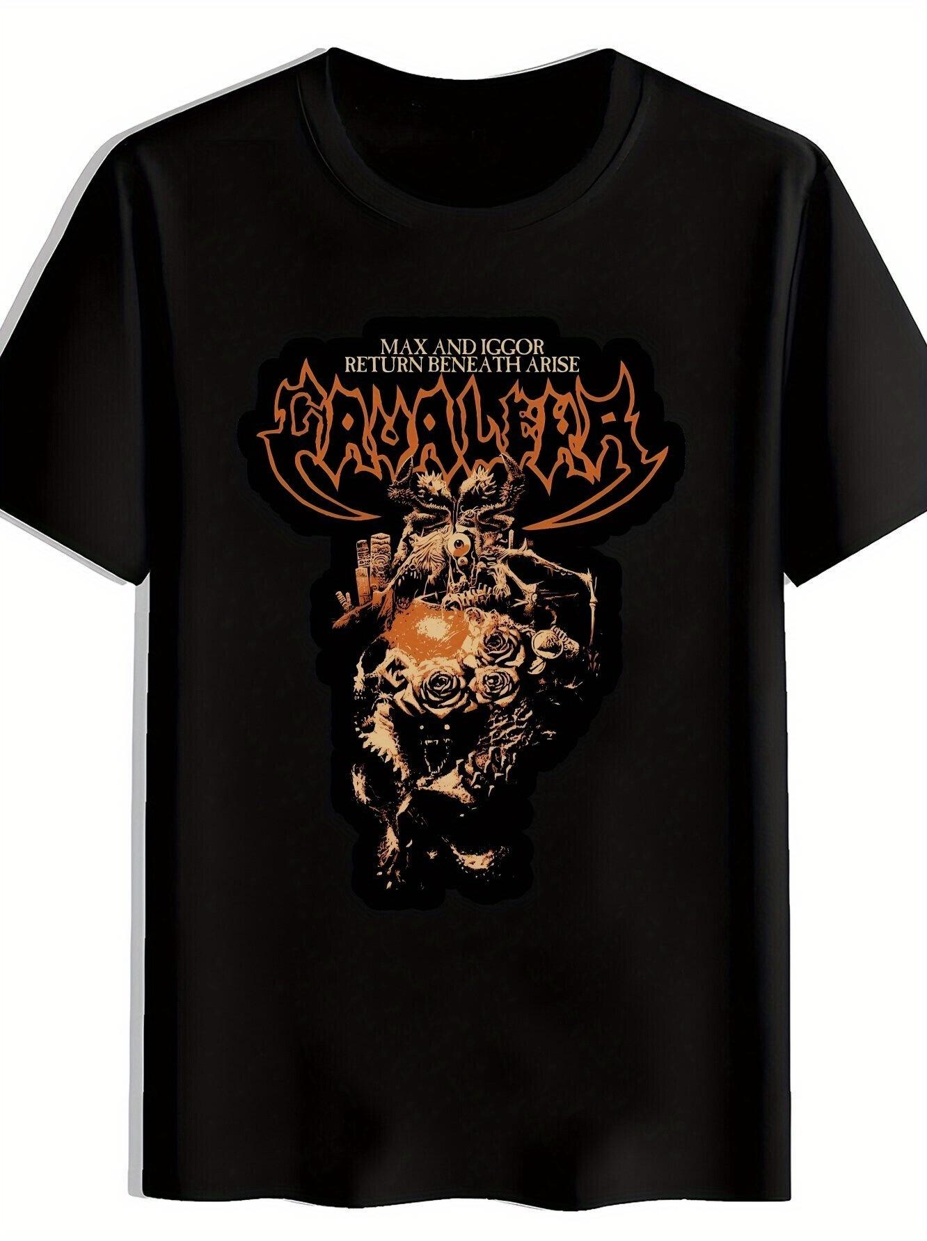 Black Slipknot Graphic T-shirt - Vintage Rock Band Design S