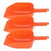 3pcs Plastic Feed Shovel Handheld Feeding Scoop Feed Ladle Portable Feeding Tool for Livestock