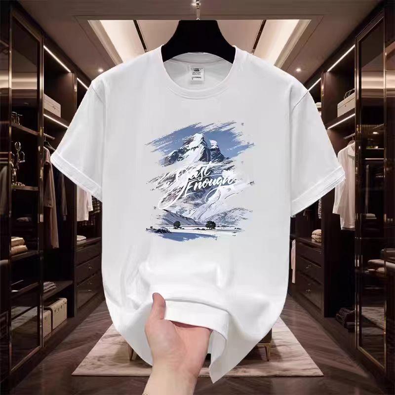 2026 New Men's and Women's Fashion Trend T-Shirts - Loose Outdoor Leisure Sports Short Sleeve 2D Creative Print