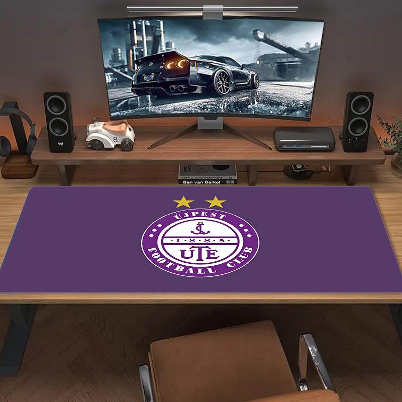 Újpest FC Print Cushion Non-slip Laptop Tablet Big Mousepad XXL Mat Mini PC Playmat With Lock edge