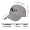 Men Women AP Lrtter Logo Outfits Baseball Cap  Dad Hat Classic Daily Headwear Adjustable