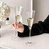 French Romantic Ceremonial Champagne Glasses And Wine Glasses High-end Crystal Glass Pair Stemmed Glasses Red Wine Glasses